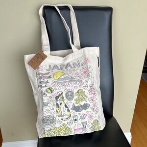 Starbucks Japan Sakura Been There Series Canvas Tote Bag - NEW with Tags